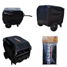 6811 Portable Storage Cover, Black Waterproof Outdoor Storage Cover, Fits 5kW - 8kW Portable Generators, UV Resistant, Heavy Duty Fabric, Compatible - Black - View 8