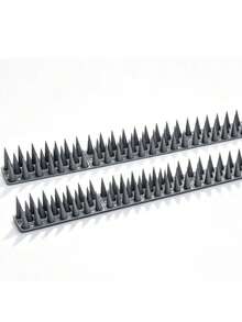 Bird Spikes, 12 Pack Pigeon Deterrent For Small Birds Raccoon Cats Defender For Outside To Keep Squirrel Away 5 Meters - Grey - View 5