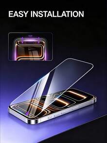 NNBILI 4pcs High Definition Transparent Tempered Glass Screen Protector, 1:1 High Definition Image Restoration, Essential For Daily Protection And Use, Compatible With IPhone 11/12/13/14/15/16/16 Plus/16 Pro/16 Pro Max/16e/17/17 Air/17 Pro/17 Pro Max/17e/18/18 Pro/18 Pro Max Full Series - Clear - View 8