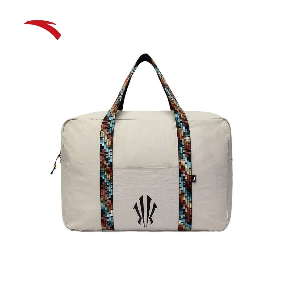 Anta Kyrie Irving Series | Tote Bag Travel Bag Unisex Casual Bag Handbag Shoulder Bag - Gravel Ash-2 - View 1