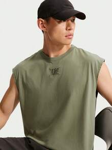 Nike 男款 AS M NSW TEE LSE SLVLS WASH 運動休閒背心 IM3820-328 - 綠色 - 查看 5