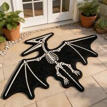 1pc Dinosaur Fossil Decorative Rug, Thickened Carpet, Thick Rug, Plush Carpet, Thickened Carpet, Decorative Rug, Bedroom Decor, Small Rug, Carpet, Home Decor - Multicolor - View 3
