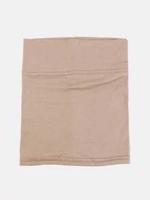 Silk-Like Solid Color Anti-Slip Pullover Beanie Hat, Minimalist Practical Multi-Functional - Khaki - View 4