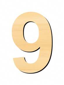 حروف خشبية كبيرة 45 سم/17 بوصة A-Z وأرقام 0-9 قابلة للتخصيص، لافتات حروف وأرقام خشبية قابلة للطلاء لديكور جدران المنزل، عيد الميلاد، الزفاف، ديكور الحفلات - 17 بوصة حروف/أرقام - مشاهدة 40