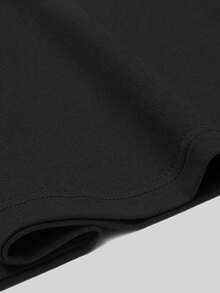 I HaTe EVeRYoNe Creative Print Men's Short Sleeve T-Shirt, Casual Round Neck Top, Versatile And Comfortable Tee, Spring&Amp; Summer Collection - 黑色 - 查看 4