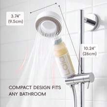 Shower Head With Handheld And Aromatherapy Shower Filter, Milk Pressure Boosting, Water Saving, Korean-Made, Vitamin C, Aromatic SPA, Soft Skin And Smooth Hair, 99% Chlorine Removal - Vanilla Milk Set - View 4