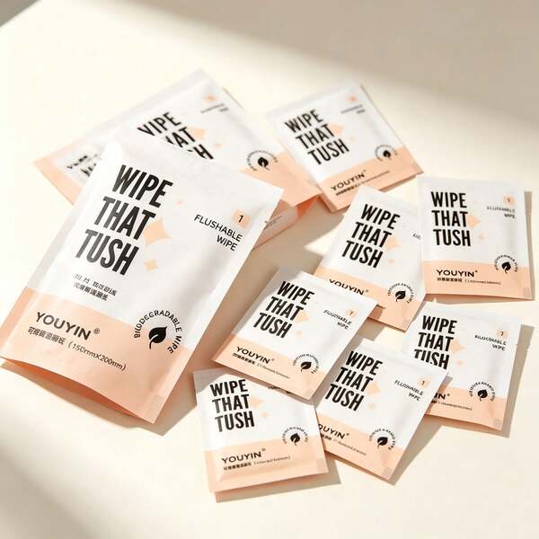 5/10/20/30/60pcs Portable Single Piece Wet Wipes, Portable Single Piece Wet Cloth, Individually Packaged, Neutral, Washable Wet Wipes, Compact And Portable, Travel Wet Wipes, Toilet Paper Wet Wipes, Compact And Convenient For Travel