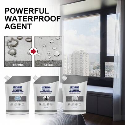 JAYSUING Strong Invisible Waterproof Sealant, Transparent White/Black Optional, Waterproof Anti-Seepage Sealing Coating, Damage Free Transparent Leak Repair Glue, Suitable For Bathroom Tile Walls, Roofs, Showers, Windows, Pipes, Etc., Fast Drying, Leak-Proof, Grout Filler, Suitable For Indoor And Outdoor Home Crack Waterproofing Anti-Seepage Protective Sealing Compound