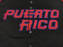 #21 Roberto Clemente 波多黎各隊黑色刺繡棒球球衣，世界棒球經典賽棒球服飾，比賽日球迷禮物 - 黑色 - 查看 5