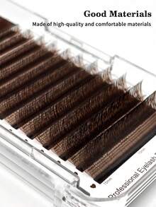 Winky Beauty U-Shaped YY Eyelashes 0.07mm Flat Base Handmade Single-Strand False Eyelashes, Voluminous Fluffy Anime Style, 8-15mm Mixed Length Lash Extensions, 12 Rows - View 3