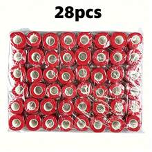 Self-Adhesive Elastic Sports Bandage 28 Rolls Mixed Pack 2.5cm/5cm Dual Size Breathable High Elasticity Protective Tape For Fitness Finger Wrist Ankle Support And Fixation - Red - View 7