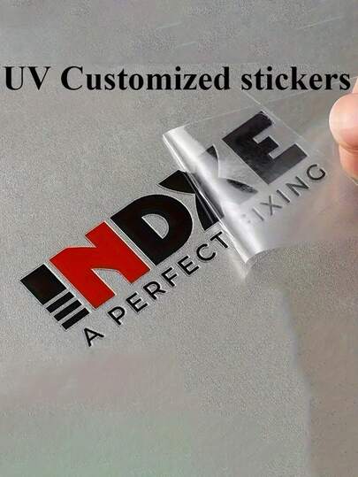 Customized Colorful Transfer Stickers UV Printing Personalized Transfer Stickers Customized Name Label Stickers Stickers Name Stickers Date Stickers DIY Gifts Handmade Handwritten Font Wedding Stickers Gift Stickers