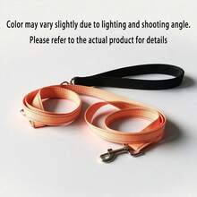 1Set Two Point Control Dog Leash, Reflective Padded No Pull Training Lead, Convertible Single Dog Walking Leash For Medium Large Dogs, Compatible With No Pull Harne - Multicolor - View 12