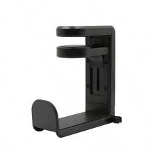 Under Desk Headphone Holder With Storage Tray, Desktop Clamp Headphone Hook, No-Drill Headphone Rack, Suitable For Gaming Office Computer Desk Home Storage - A - View 7