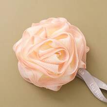 1pc Gradient Rose Shaped Bath Ball, Fragrance-Free Exfoliating Body Scrub Brush For Smooth Skin - View 8