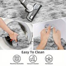 3-Piece Bathroom Rug Set Includes Bath Mat, Contour Mat And Toilet Lid Cover, Machine Washable, Ultra Soft Microfiber And Non-Slip Bathroom Rugs With Non-Slip Backing - Multicolor - View 12
