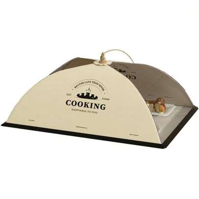 Mesh Food Cover, Food Tent, Food Covers Outside,-Up Food Covers Tent Indoor, Outdoor Camping, Picnics, BBQ, Collapsible And Reusable (70cm Checked Pattern)
