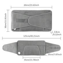 Hailicare Multi-Function Heating Pad, 10 Pengaturan Suhu, 4 Pengaturan Timer, Desain Perekat Velcro, Kantong Penghangat Tangan Tambahan, Kain Super Lembut, Dapat Dicuci dengan Mesin, Kontrol Jarak Jauh, Mencapai Suhu yang Ditetapkan Setelah 10 Menit Dicolokkan, Selimut Penghangat Tubuh untuk Musim Gugur/Dingin, Hadiah Natal - Steker Tipe AS A (110-127V) - View 12