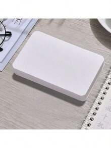 50/100 Blank White Cardstock Small Cards - Word Cards/Bookmarks/Message Cards/Flashcards/Postcards - DIY Minimalist Cards - View 15