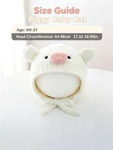 Baby Cute Pig Hat Winter Unisex Knitted Beanie Infant Toddler Children's Hat - Multicolor - View 7