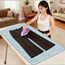 1pc Foldable Ironing Pad, Heat-Resistant Protective Cloth, Suitable For Ironing Clothes On Bed, Desk, Table And Travel Surfaces, Portable Ironing Board Alternative, Multiple Colors And Sizes Available, Suitable For Dorm, Apartment, Home And Back To School - Multicolor - View 26