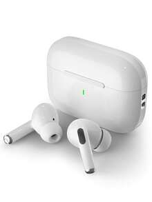 Bluetooth Earbuds With ENC Noise Cancellation, Powerful Bass Stereo, 24-Hour Battery Life, Lightweight In-Ear Design, Hands-Free Calling, Compatible With All Smartphones - White - View 3