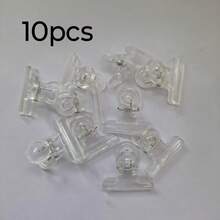 10/20 Plastic Bulldog Clips, Practical Paper Clips, Hinge Clips, Suitable For Home And Office Use (Transparent) - Multicolor - View 11