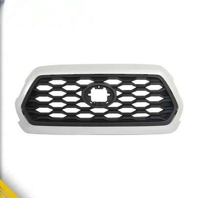 Front Upper Grille Grill Matte Black&Silver Plastic For  Tacoma 2016-2022