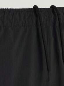 Adidas Men's ST 3ST WV PNT Woven Sport Casual Pants - Black and White - View 9