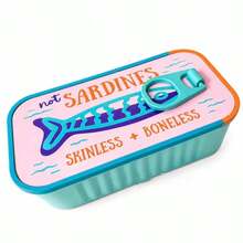 Creative Sardine Can Portable Jewelry Box, Fish Bone Necklace Anti-Tangle Storage Box, 1 Jewelry Box + 2 Fish Bones, Travel Mini Ring Earring Jewelry Organizer, Travel Jewelry Organizer Box, Portable Jewelry Storage Box, Suitable For Gift Or Personal Use, Travel Essential - Multicolor - View 16