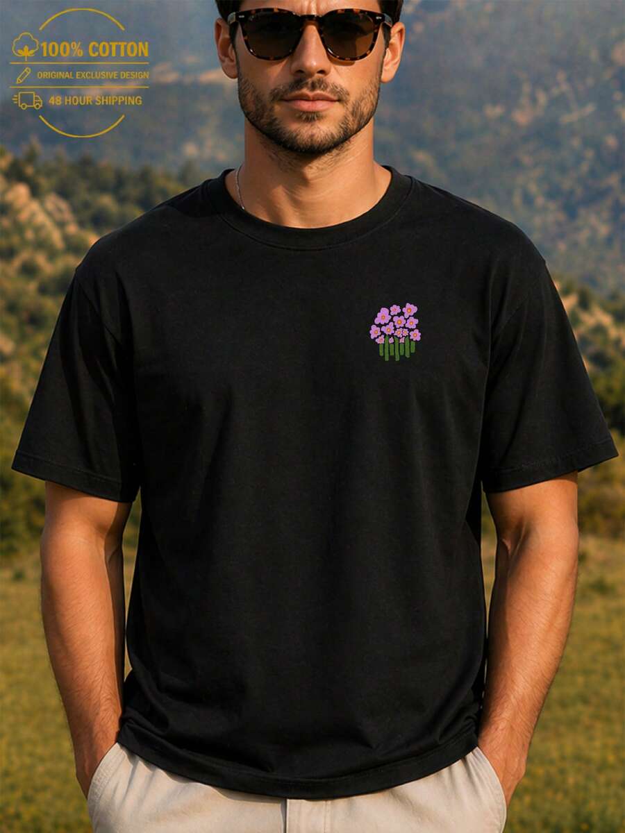 Camisetas de hombre - Negro - Ver 1