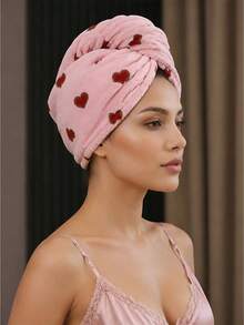1/2/3pcsMicrofiber Hair Drying Towel Wrap, Super Absorbent Quick Dry Hair Turban Cap For Women, Anti-Frizz Bath Accessory,Soft Coral Fleece Hair Towel Wrap, Ultra Absorbent Quick Drying Shower Cap Hat For Long And Thick Hai - Multicolor - View 4
