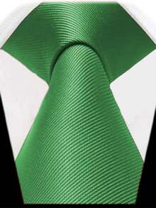 1pc Men's 8cm Green Tie, Fashion Casual Formal Tie For Wedding And Party - Green - View 2
