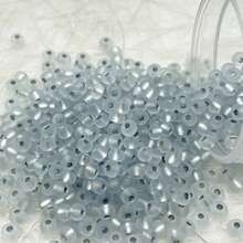 300顆/包 10g 3mm 彩色亮色磨砂玻璃種子珠，高品質均勻形狀，適用於手工DIY耳環、手鍊、戒指、日常配件或禮品，十字繡刺繡衣物編織配件 - 3mmGRB灌銀磨砂米珠10色 - 查看 13