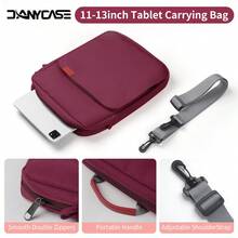 DANYCASE 平板電腦收納包手提包 11吋 13吋 適用 11 A16 10代 Air 5代 4代 10.9 9代 8代 7代 10.2 Pro 11 12.9 13 Kindle 鍵盤書套包 筆電包 - 玫紅色 - 查看 5
