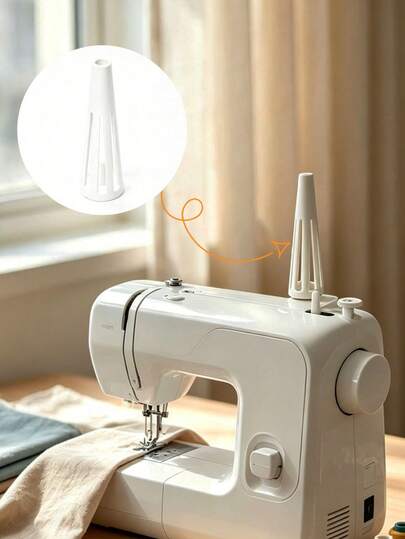 Conical Thread Spool Stabilizer, Open-Frame Spool Holder, Non-Slip And Anti-Wobble Sewing Machine Spool Holder, Support Tool For Home And Industrial Sewing Thread Cones, Accessory For Sewing Enthusiasts.