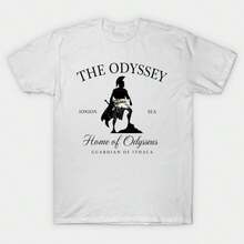 -Unisex Summer T-Shirt - Women's T-Shirt - The Odyssey Home Of Odysseus T-Shirt - Y2K - Music Festival - Outdoor - Hiking - Gathering - Beach - C DX4S - White - View 1