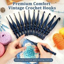 Jarum Rajut Kayu Solid Laminasi Bermotif Biru Klasik, Pegangan Ergonomis yang Nyaman, Kepala Jarum yang Halus dan Tahan Gores, Hadiah Buatan Tangan Premium, Cocok untuk Penggemar Rajut DIY untuk Proyek di Rumah dan Luar Ruangan - jarum rajut - View 9