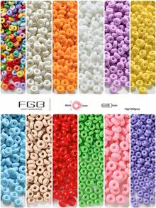 4mm-720pcs Disc Coin Donut Ring Beads,Abacus Disk Stone Beads Loose Spacer Gemstone Seed Beads For Jewelry Making DIY Bracelet Necklace Earrings - 4mm-720pcs - View 12