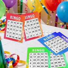 30pcs Unique Party Bingo Game Cards, Universal Bingo Game, Party Card Game, Interactive Game, Suitable For Baby Shower, Gender Reveal Party, Wedding, Bachelorette Party, Christmas, Halloween, Valentine's Day, New Year, Birthday, Graduation, Family Gathering, Club Activity Indoor Game, Icebreaker Game, Social Game - Multicolor - View 2