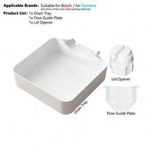 Aoifn Washing Machine Drain Pan, Front-Load Washing Machine Filter Cleaning Water Tray, Laundry Room Floor Overflow Protection Tool - A - View 11