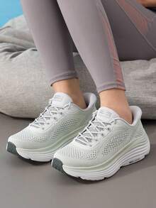 Skechers 女款跑步鞋 MAX CUSHIONING ENDEAVOUR 26 夏季舒適運動鞋 129478-SAGE - 薄荷綠 - 查看 5