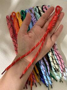 10/20pcs Random Color Nylon Rope DIY Handmade Weaving Set, Lanyard Keychain And Backpack Pendant Weaving Materials, Handmade Jewelry Craft Supplies - Colored Nylon Rope - View 8