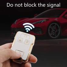 1件裝 TPU 汽車鑰匙遙控器保護套 附鑰匙圈外殼 360度全方位保護 適用於 GMC、Chevrolet、S-Ilverado、Suburban、Tahoe、Yukon 防摔防塵鑰匙包 - 馬蹄扣5 - 查看 12