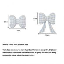 1PC Car Headrest And Lumbar Support, Plaid Bow Ribbon Seat Pillow, All-Season Goddess Lumbar Support Cushion - Multicolor - View 11