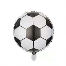 1/5/10/15pcs Soccer Balloons - Self-Sealing Aluminum Foil, Perfect For Sports Themed Parties - Multicolor - View 12