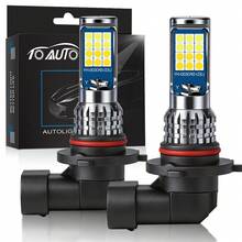 TOAUTO 2PCS H11 LED Fog Lights Bulbs 9005 9006 HB3 HB4 LED Headlight For Car 80W 25000LM White Yellow Auto Headlamps Plug&Play 12V - A - View 14
