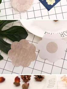 Adesivo kit 100 Tapa-Seios Invisível Protetor com 7,5cm de Diâmetro para Tampar Mamilos/Aureola/5PARElS - Mistura 2Pacote(20 Unidades) - Visão 7