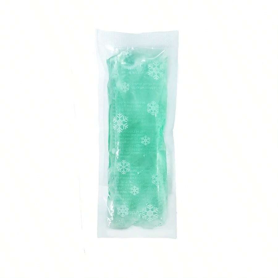 5pcs/10pcs Insulin Refrigerated Cold Compress Bag, Transparent Snowflake Pattern, Reusable, Suitable For Various Refrigerators/Freezers/Bags, Portable Inside And Outside The Room - Mint Green - View 1