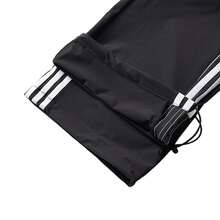Adidas New Women's Classic Three-Stripe Loose-Fit Twisted Joggers - Black and White - View 6